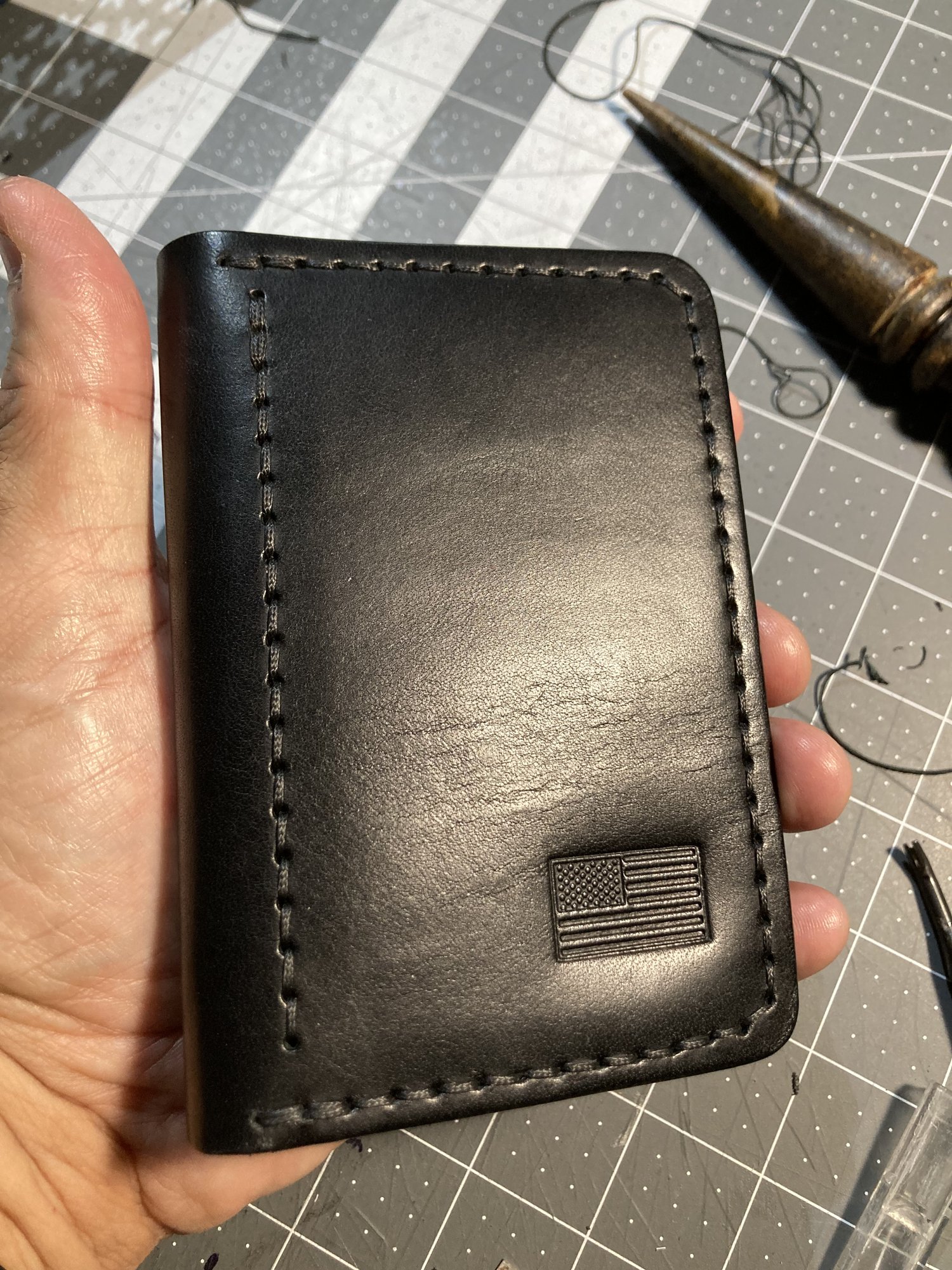 Handmade badge and credentials wallet. - Quality, Handmade Leather Goods