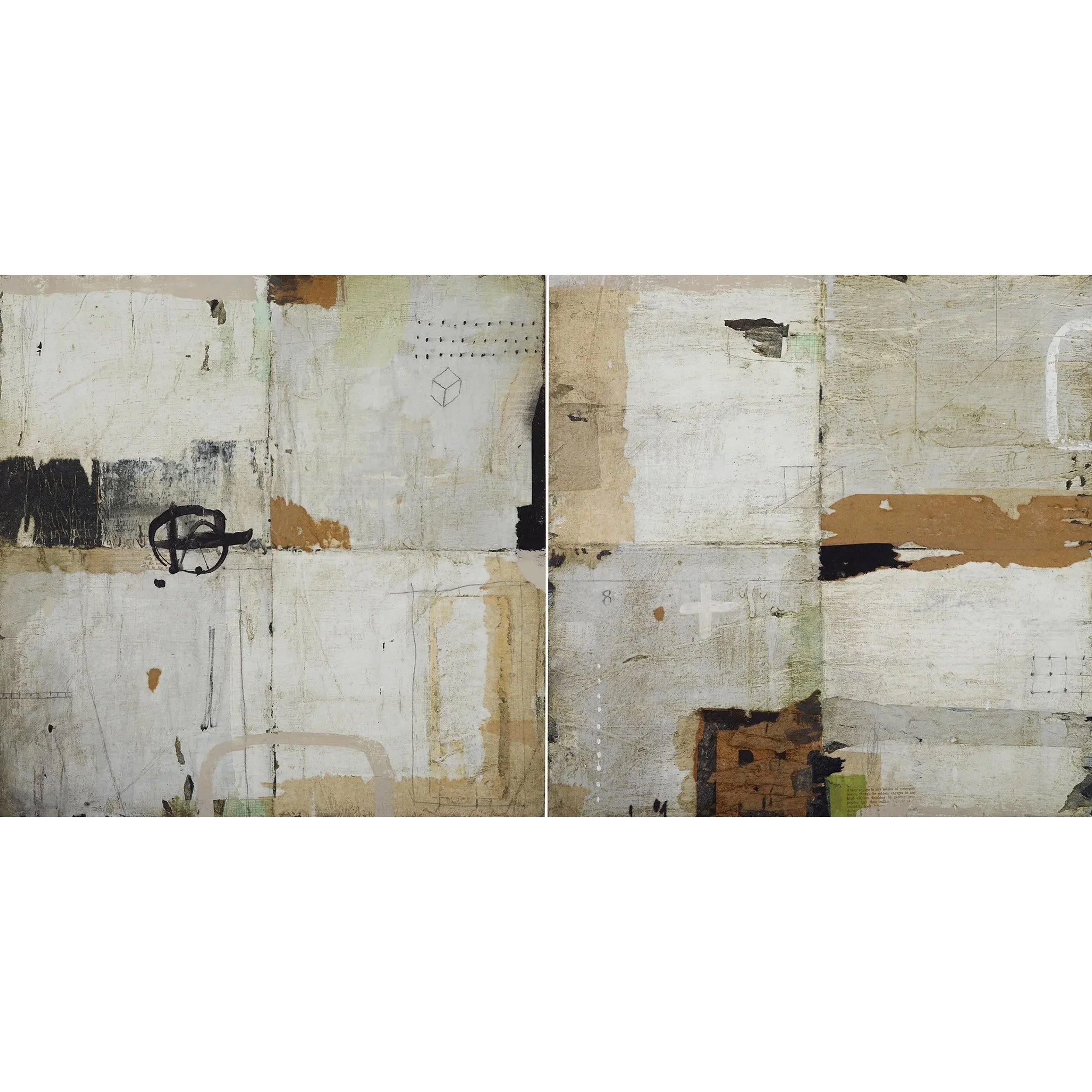 CHECKERED PATH (DIPTYCH)