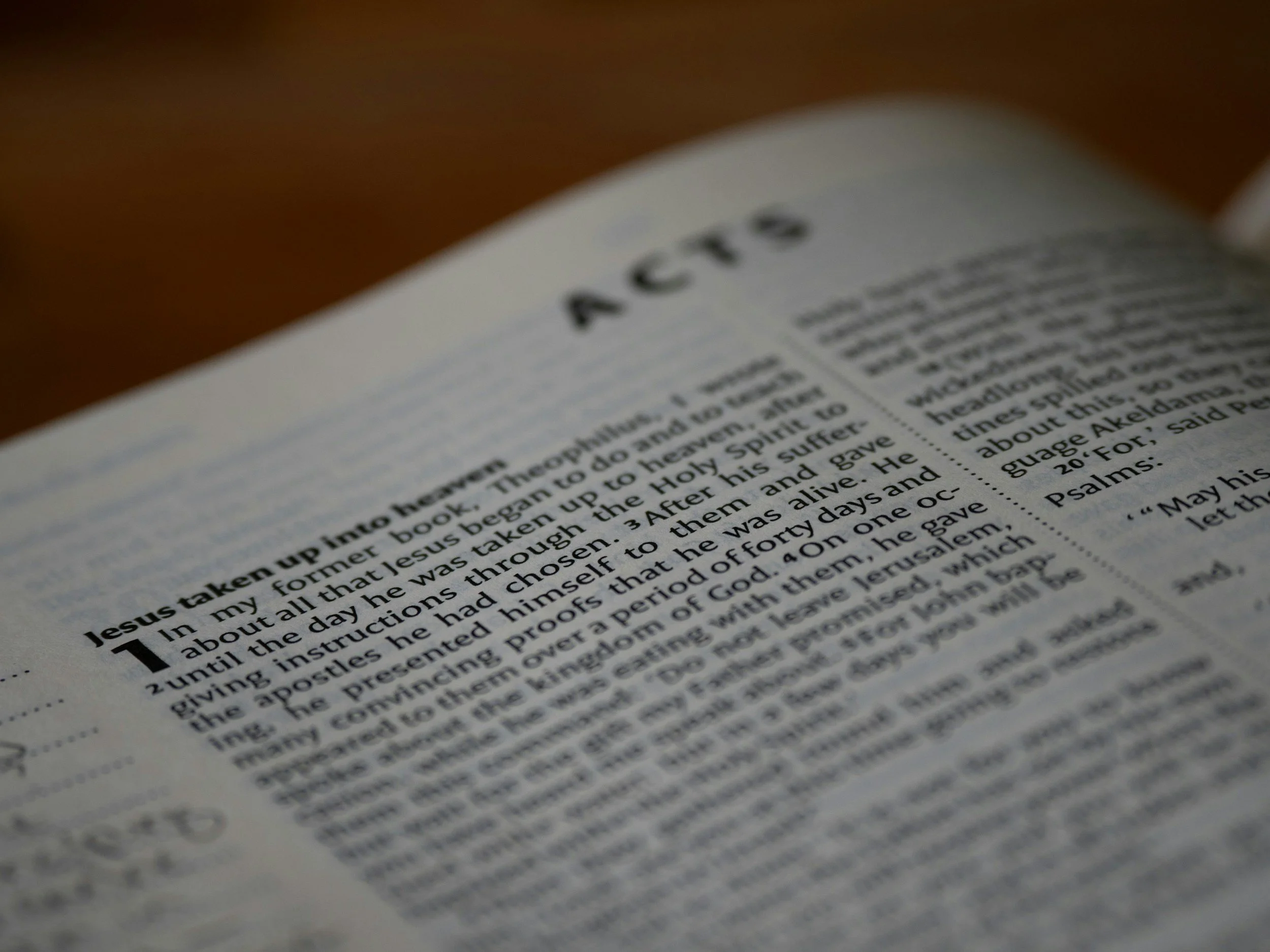 Acts of the Apostles Bible Study