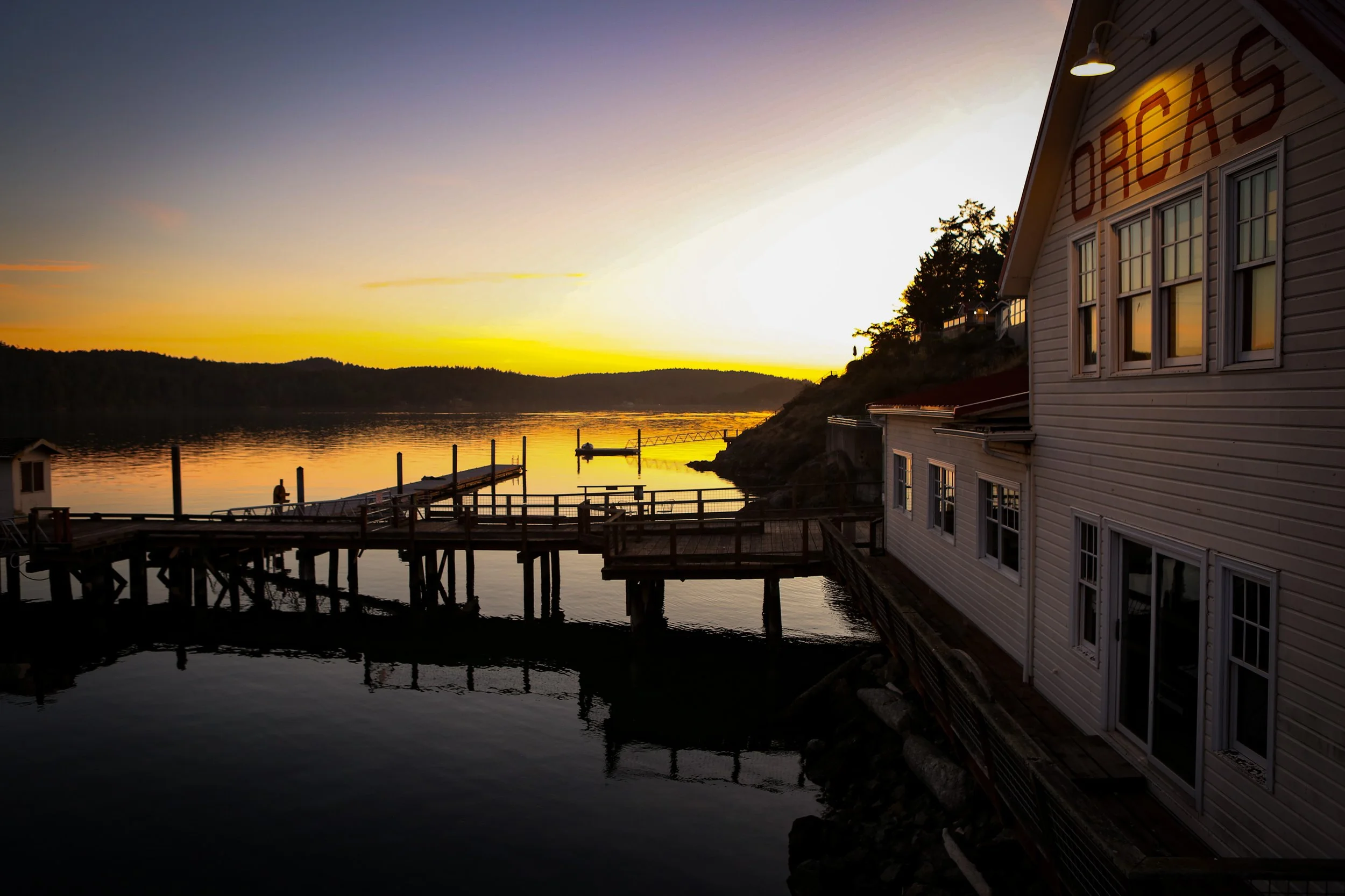 Orcas island and falls creek