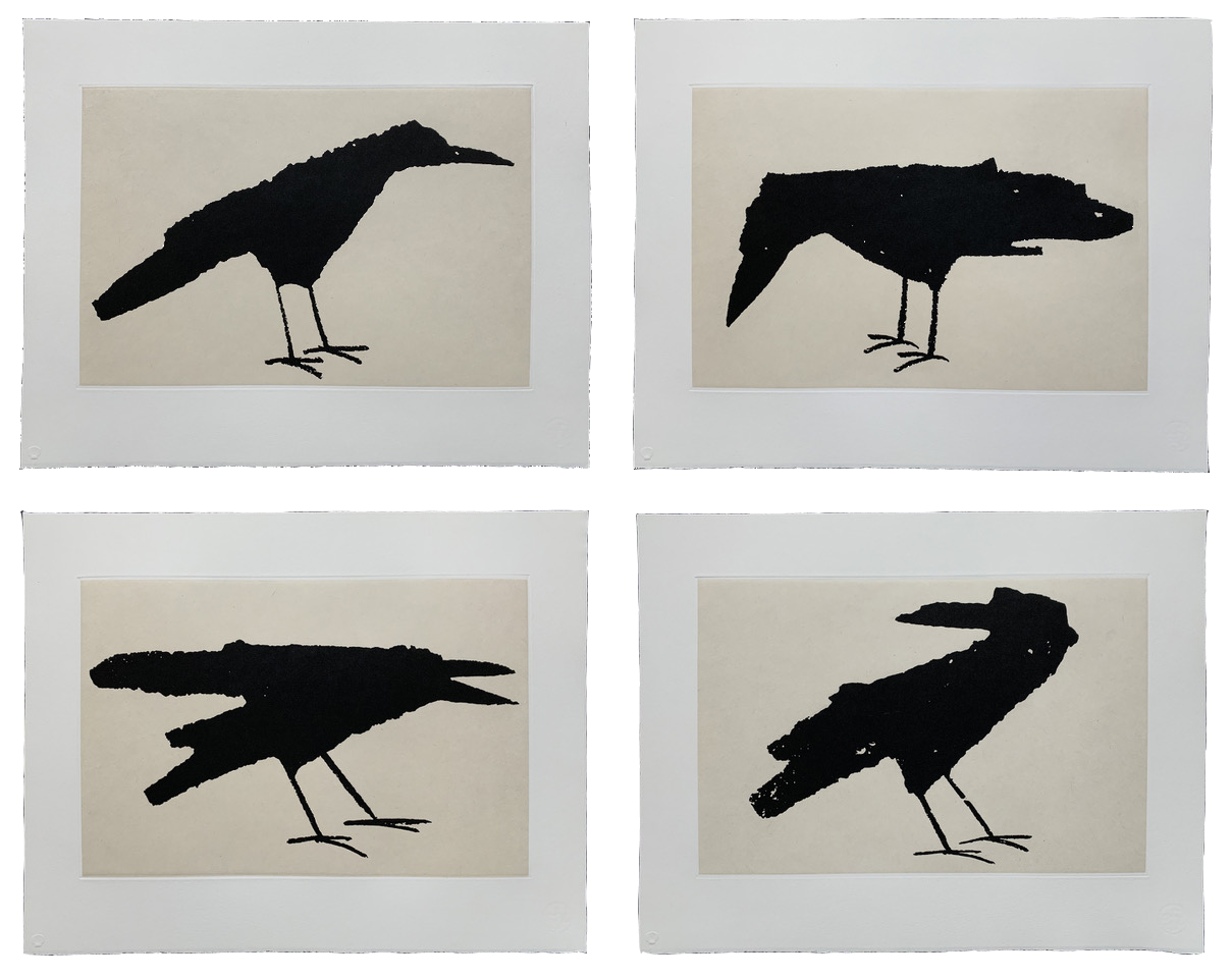 Crow suite (Standing Crow, Pecking Crow, Calling Crow, Turning