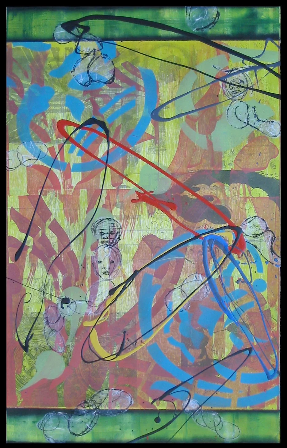  Jack Series 1,   monotype, 34 x 22 inches (image/sheet), 2003