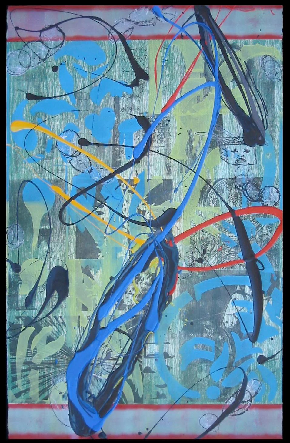   Jack Series 6,   monotype, 34 x 22 inches (image/sheet), 2003