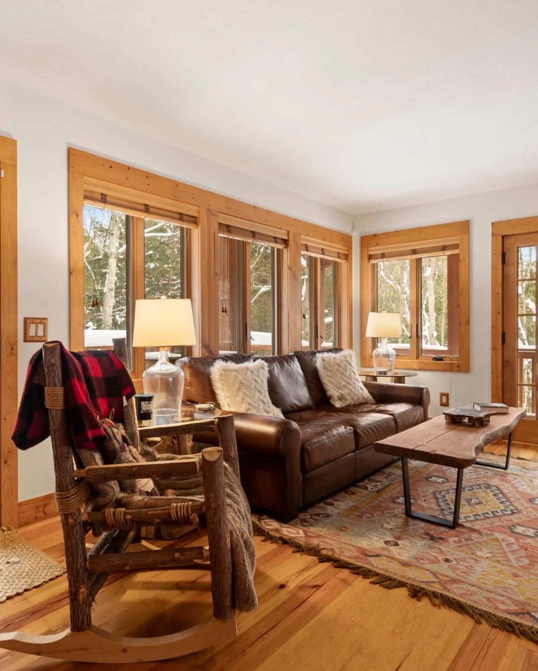 It feels like the snow might never end in Northern Michigan&hellip;

But we have the perfect snowy cabin ready for you to warm up in. 

With hiking &amp; ski trails nearby, a wood fireplace, cozy reading corners, and comfy beds ready for you at Pine 