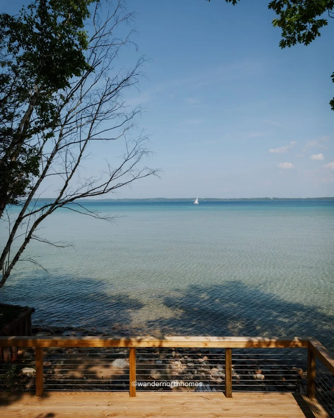We&rsquo;re all dreaming of summer in this chilly April, so here&rsquo;s one of our favorite Northern Michigan summer days. 

&bull; Wake up in one of our Wander North Homes and make some coffee with our personalized coffee blend from @highergroundst