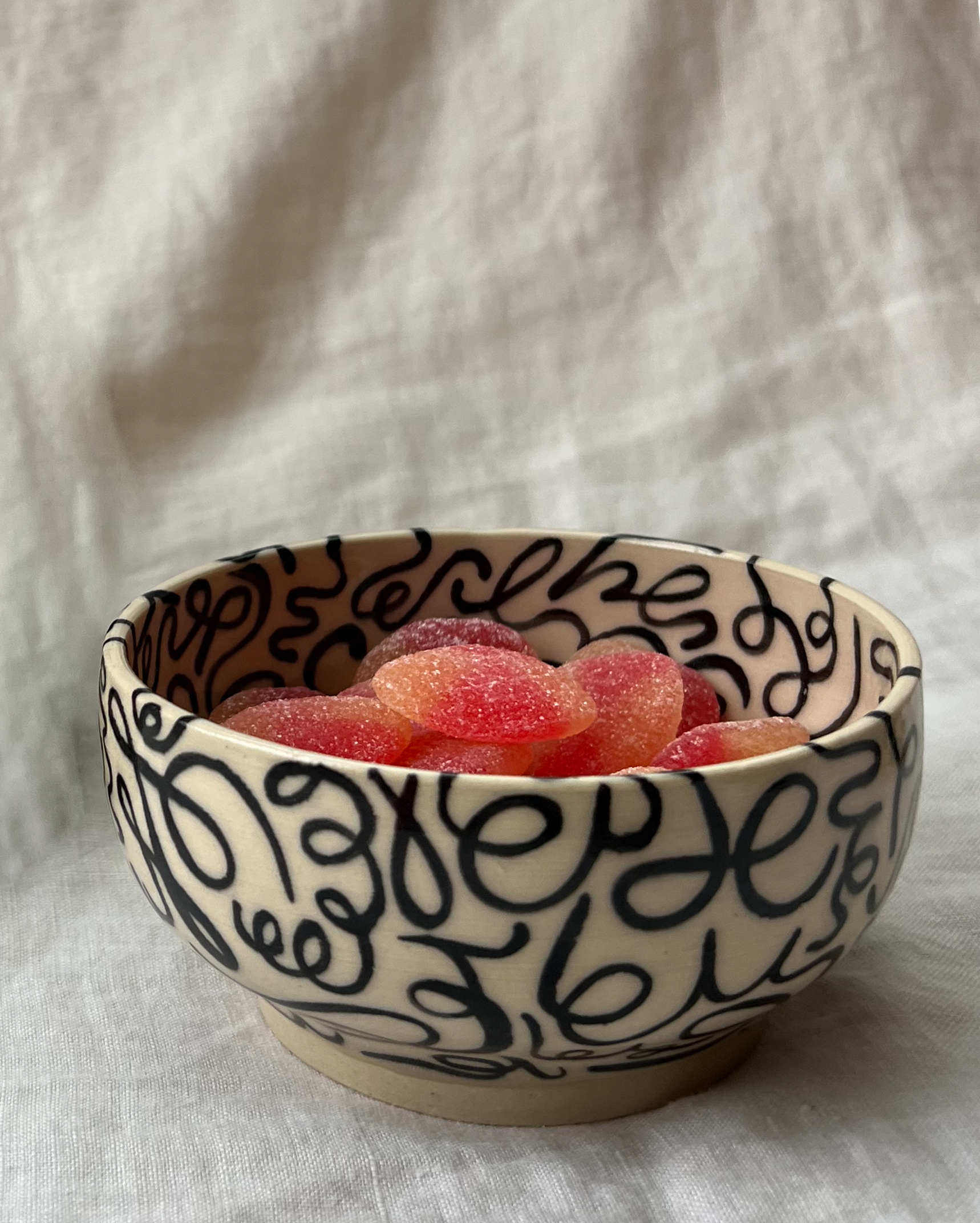 Squiggle Bowl in Black