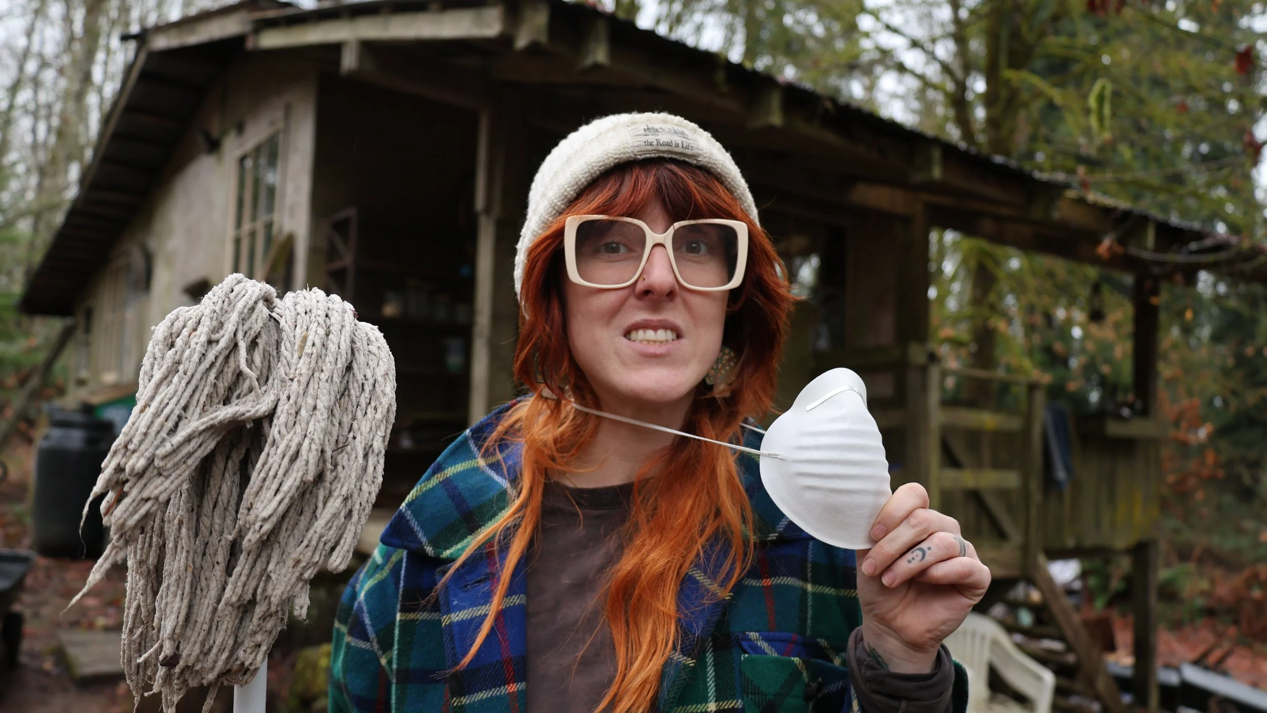 Cleaning Out the Back Room of the Abandoned Cabin