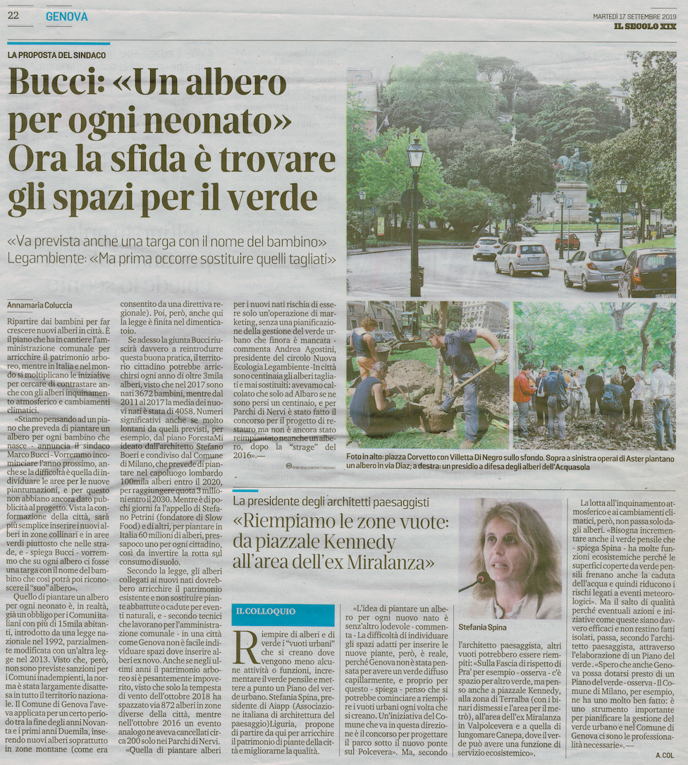 17.9.2019 Il SecoloXIX, pag22