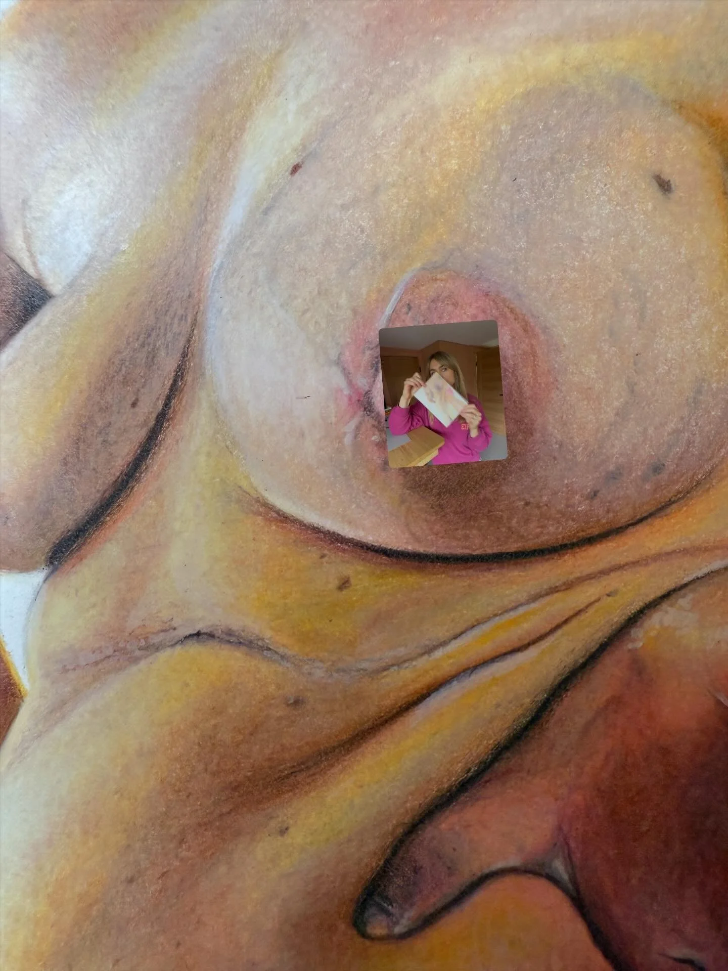 Beauty in all its forms 

Pencil drawing of a post partum body