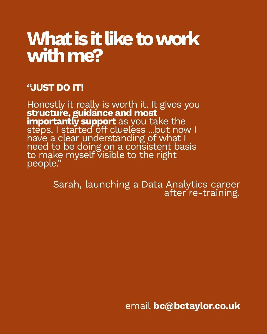 If you are tired of waking up thinking &lsquo;is this it now?&rsquo;, I can help. 

I help millennials take action on building the future they want.

You take action, you create, you build. 

Anyone can. Most won&rsquo;t. Those that do simply take ac