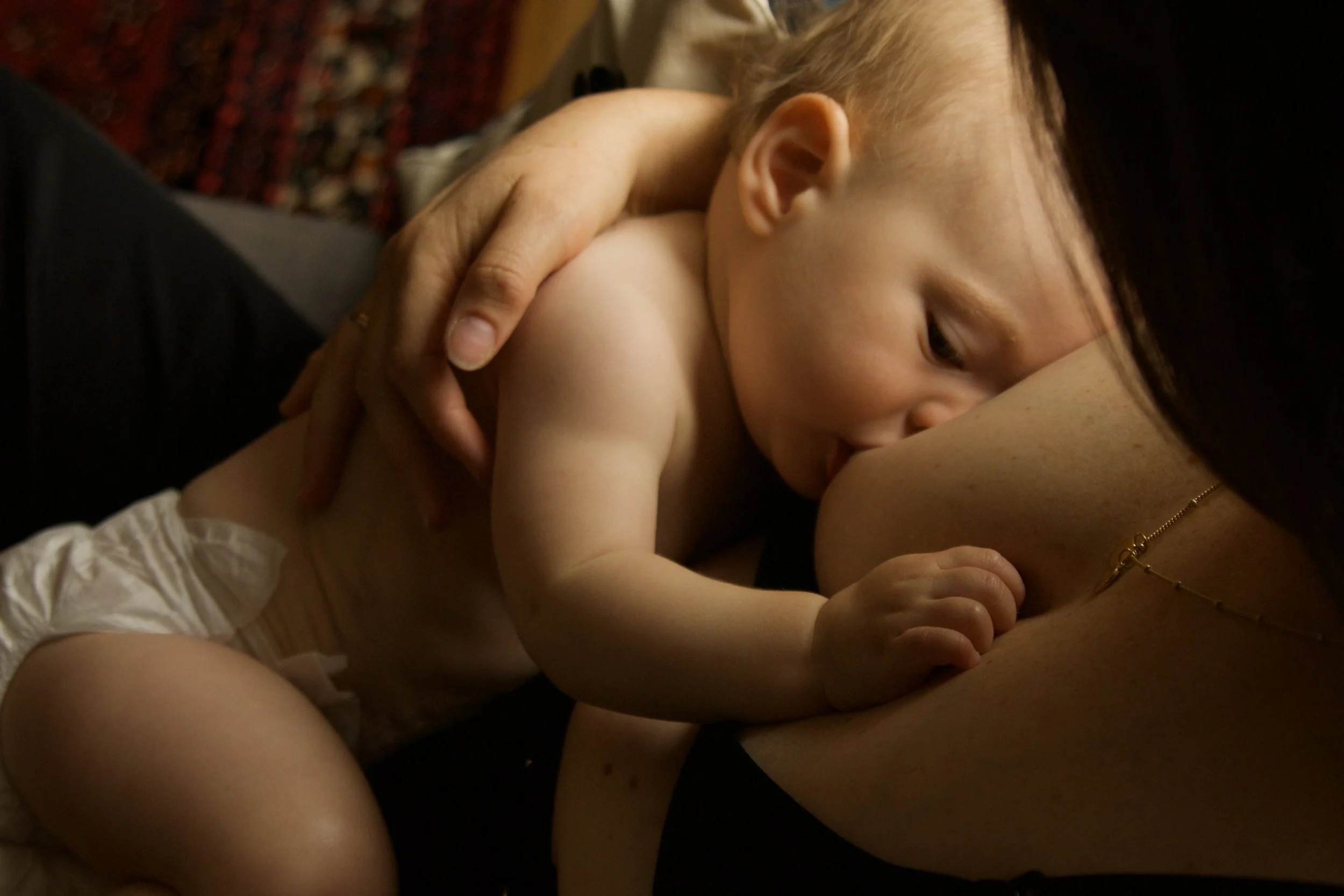 breastfeeding mother and child photoshoot