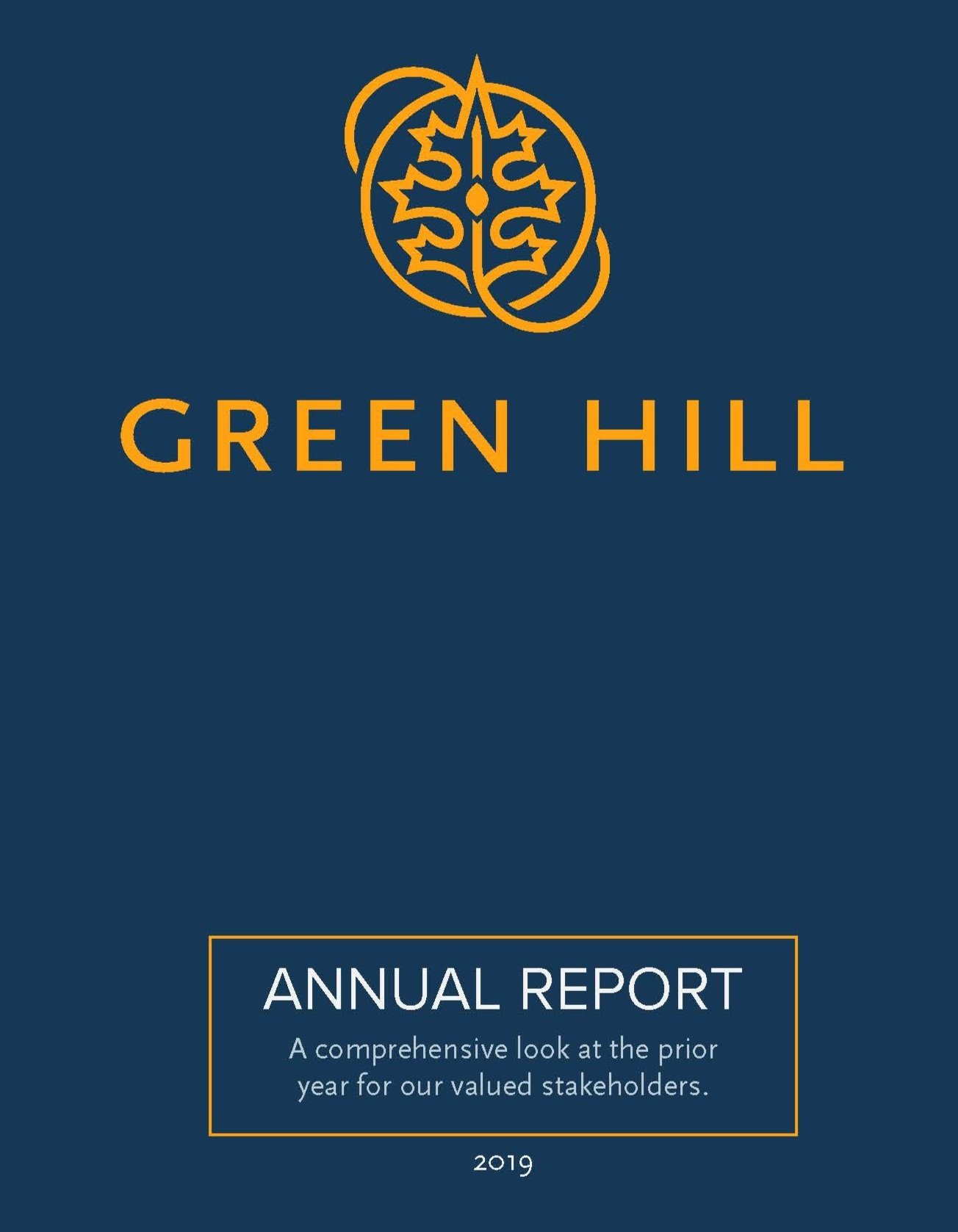  Check out the  Green Hill 2019 Annual Report / 2020 Strategic Plan  for (much) more information on the early days.  