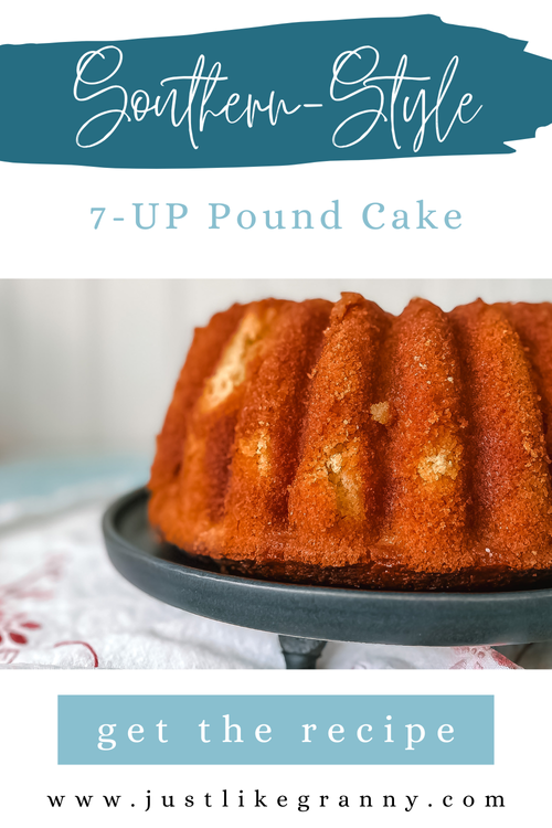 Easy 7UP Pound Cake Recipe