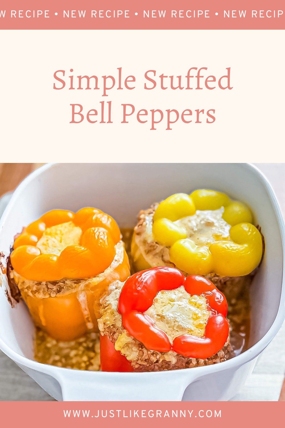 Elevate Your Weeknight Dinner with These Delicious and Simple Stuffed Bell Peppers. Bright and colorful bell peppers are stuffed with a savory mixture of ground meat, rice, and vegetables, then baked until tender. A healthy and satisfying meal that t