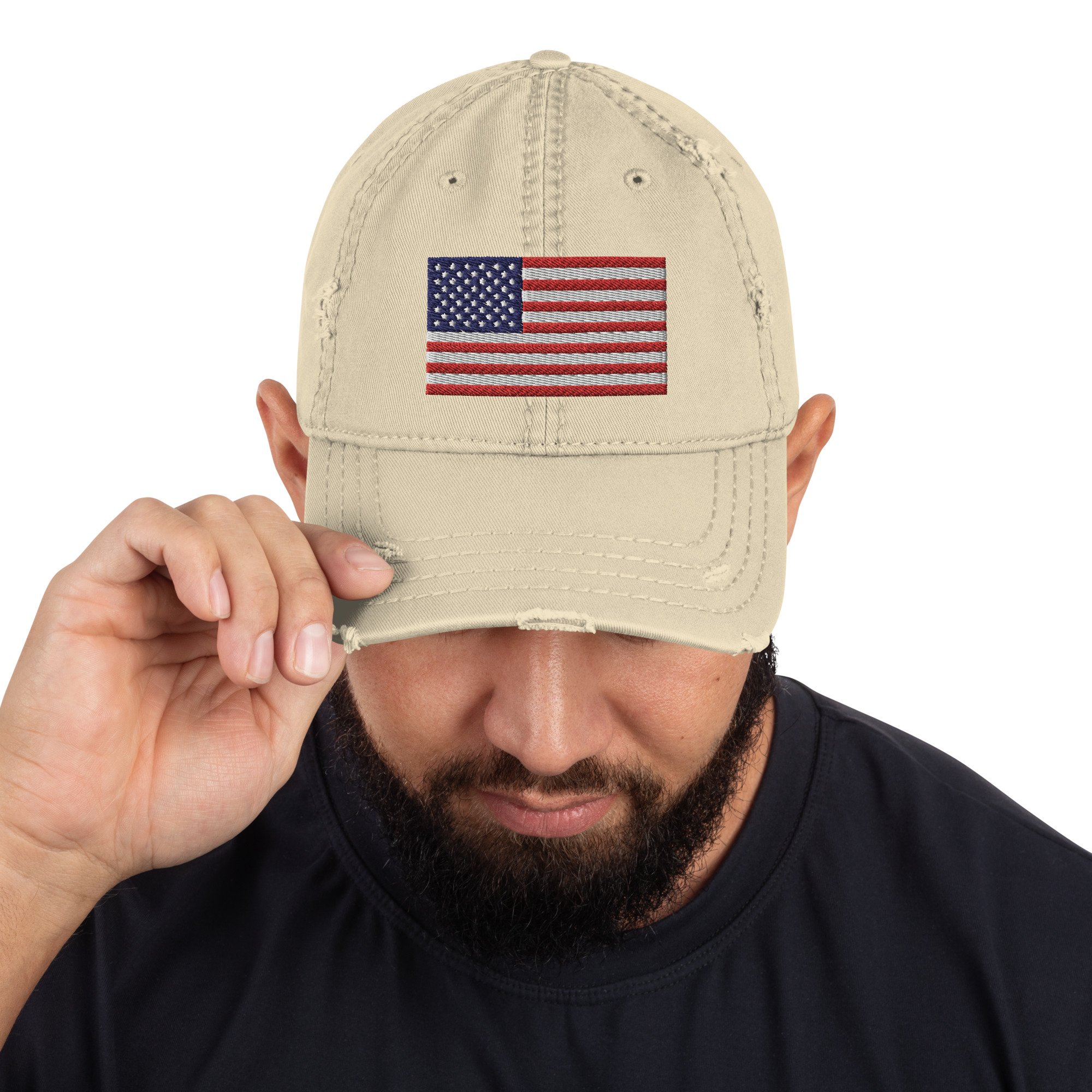 distressed-dad-hat-khaki-front-646d557d6a509.jpg