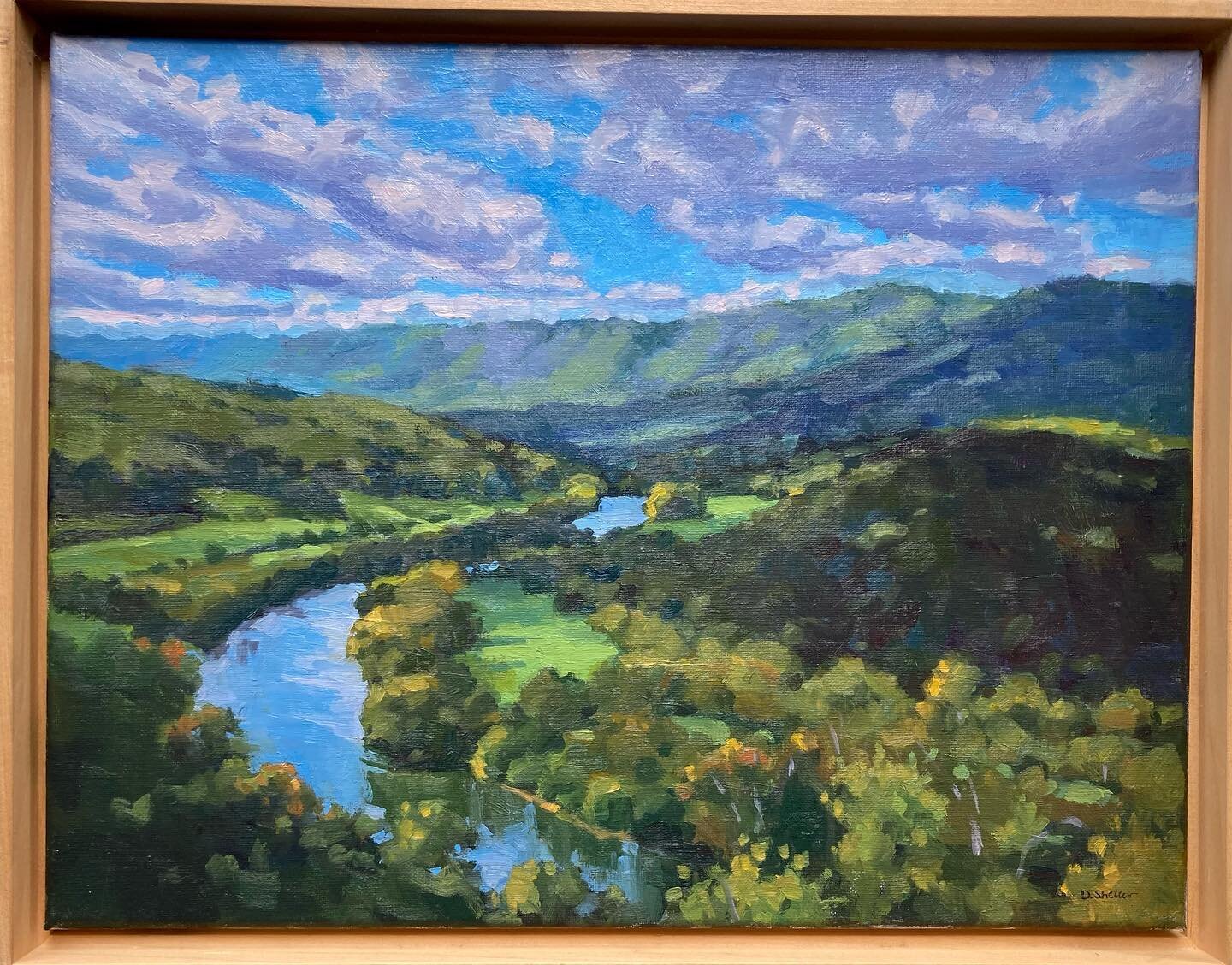 This painting of the Shenandoah River was juried into the VMRC show in Harrisonburg. Opening end of May. 

#vmrcharrisonburg 
#shenandoahriver
#juriedartshow