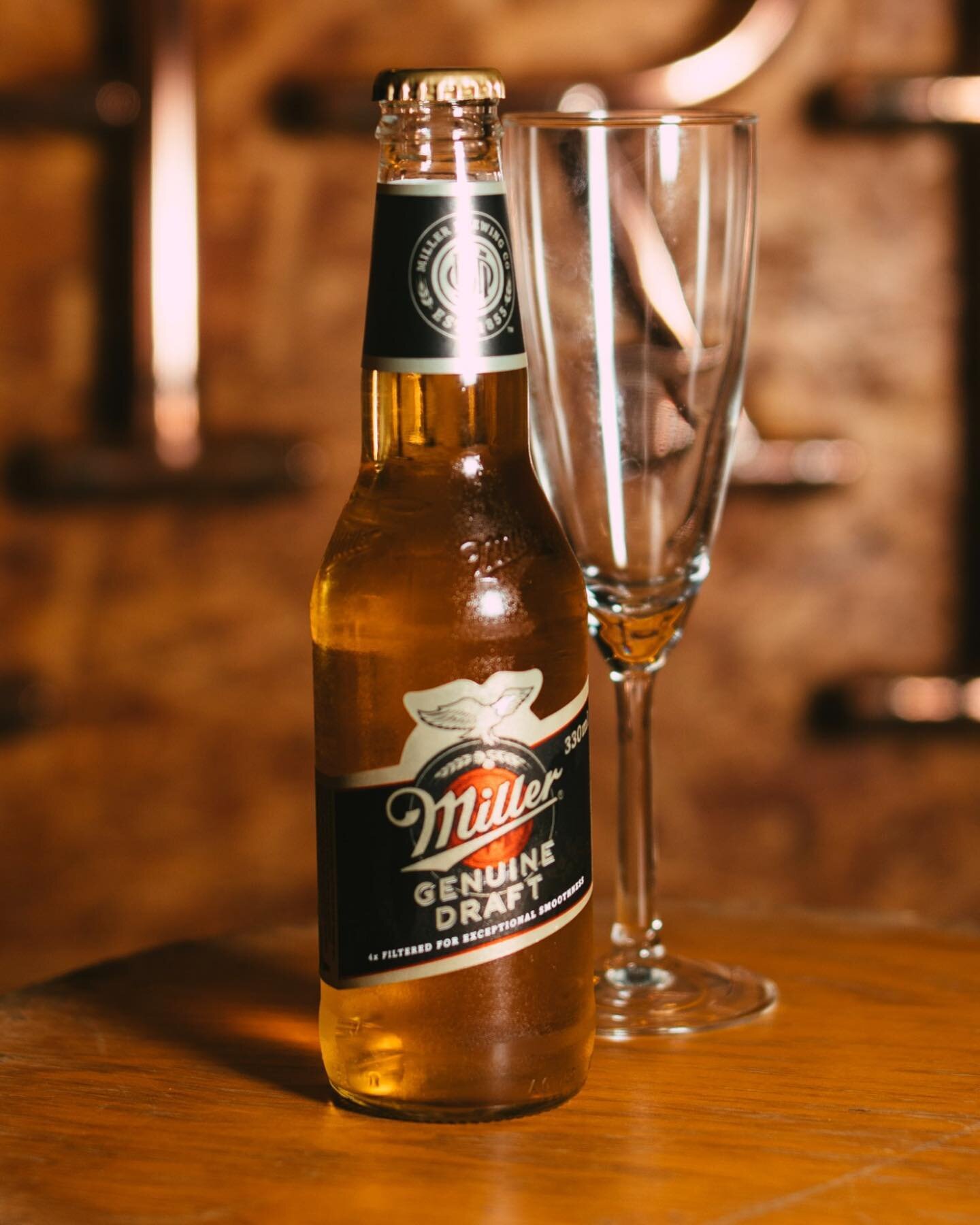 Brewed for genuine taste seekers: Miller Genuine Draft

.

.

.

.

#MillerGenuineDraft #BeerLovers #BrisbaneBeerScene #MillerBrewing #BrisbaneBars #Brisbanerestaurants #redhookbrisbane