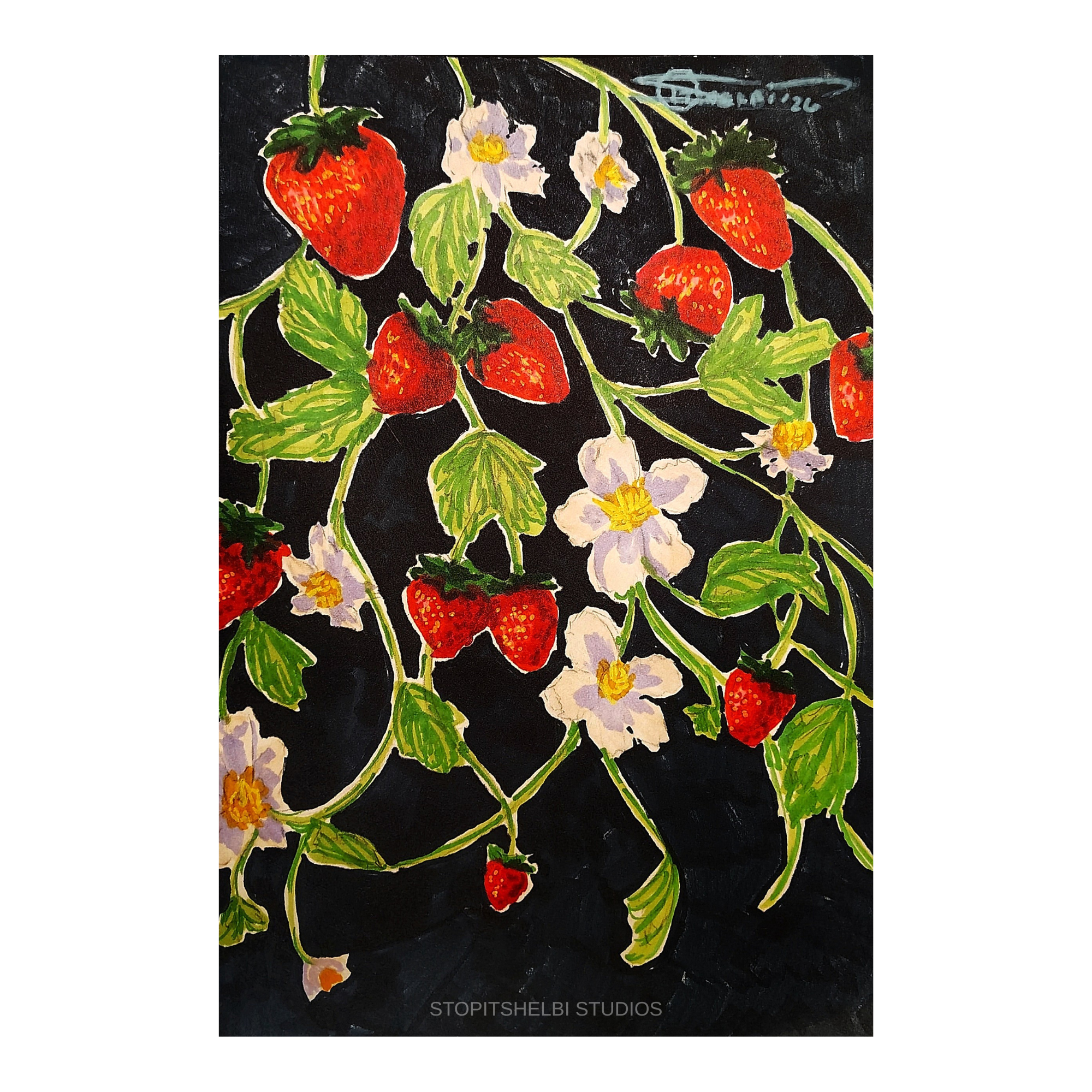 "Strawberry Stolons" - PRINT