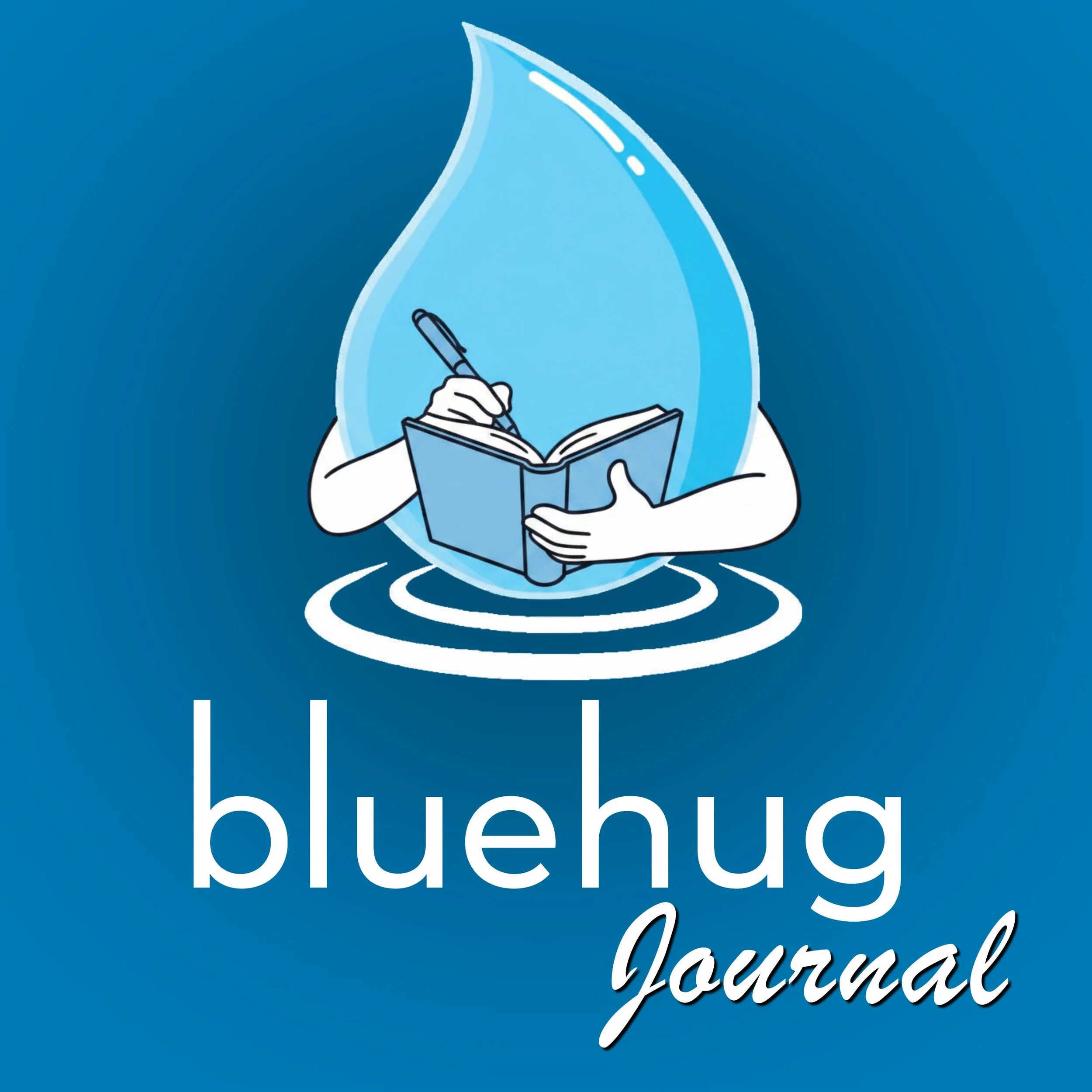 The Blue Hug Journal cover art