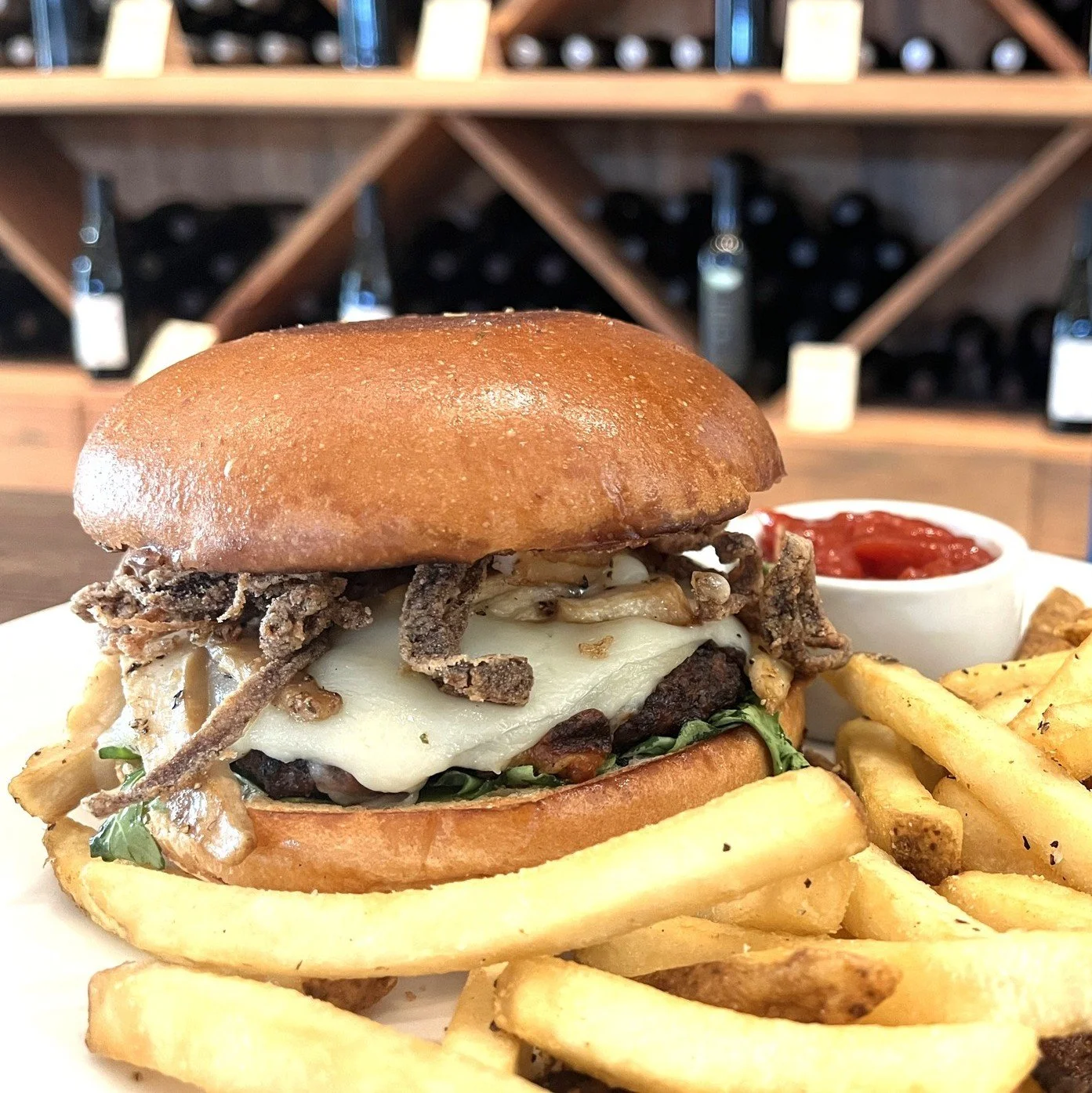 Umami Mushroom Melt Burger