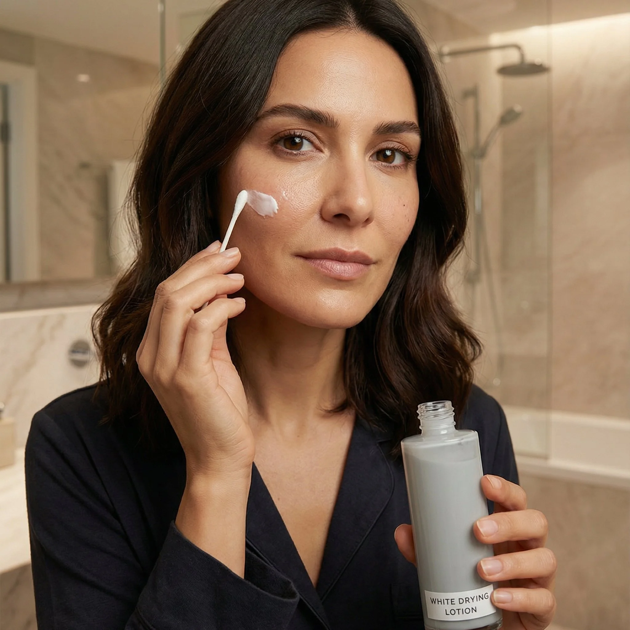 The natural way white drying lotion