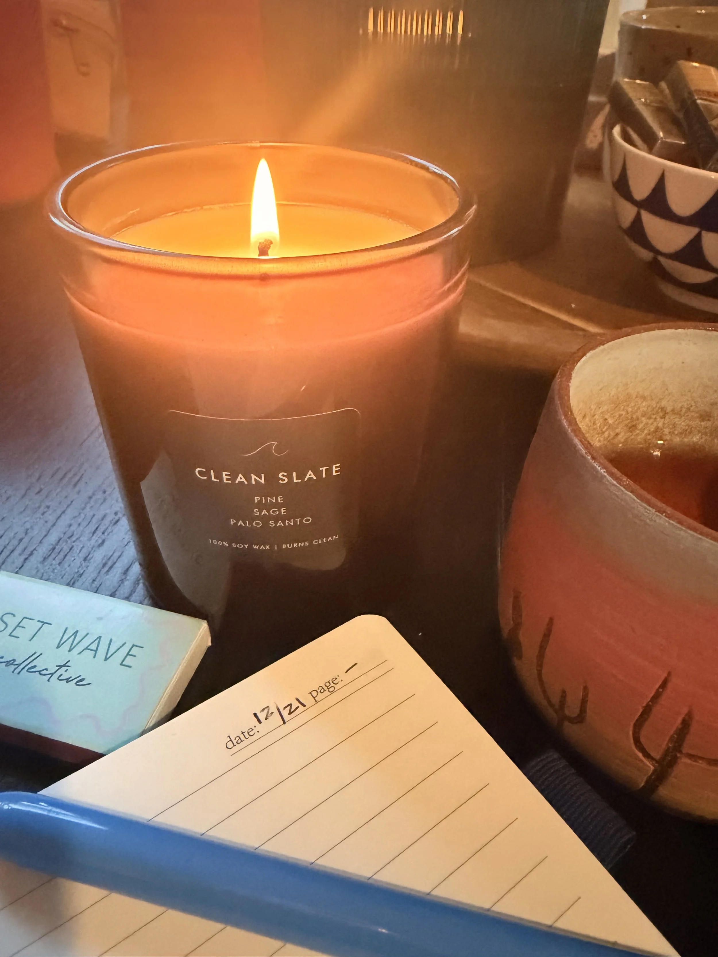 Clean Slate: The Winter Solstice Candle ($48)