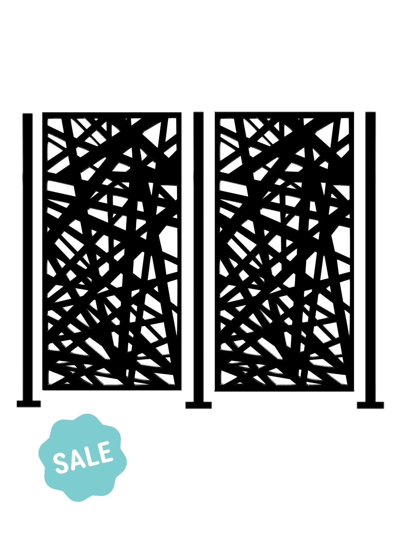 2 Kerplunk Large 16mm Black Screen with 3 Posts