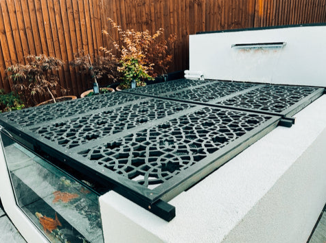 #TransformationTuesday: Koi Pond - Keep your Koi Safe with our Decorative Screens