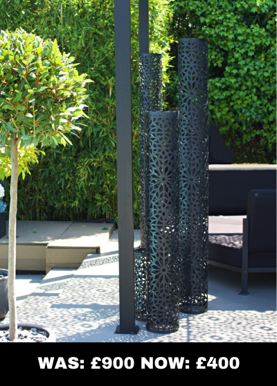 Moucharabiya Decorative Columns - Set of 3 - 150cm High