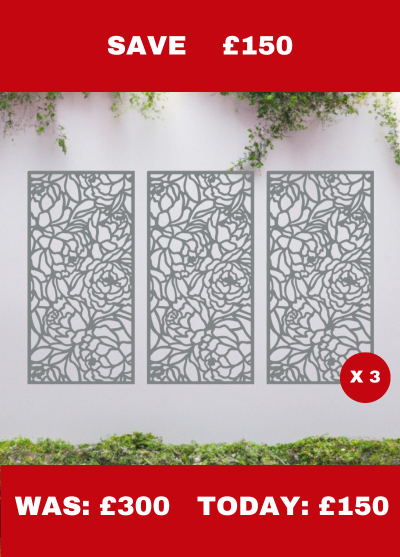 Special offer 3 x Bloom Large Screen Dove Grey - 3 for £150, Save £150 - Use Code BLOOM150