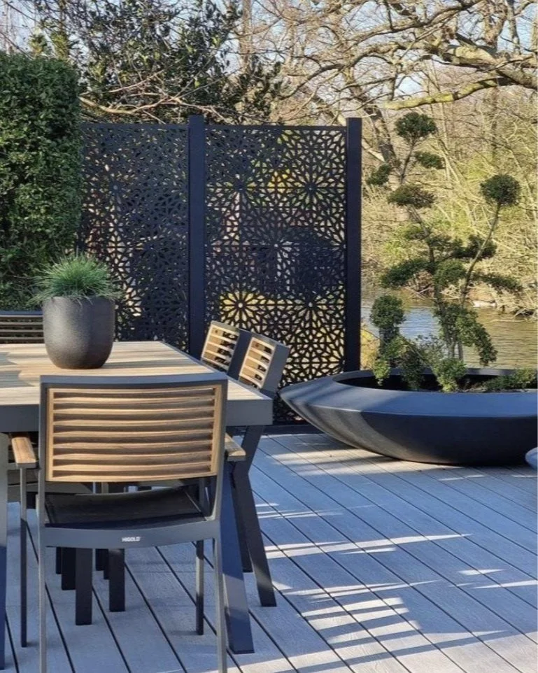 2 x 16mm Large Moucharabiya Screens with 3 x Full Height Posts - ONLY £445