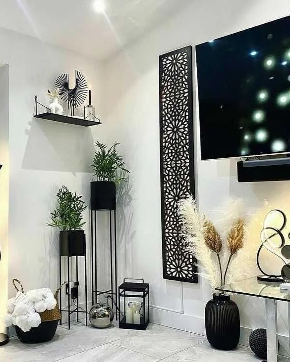 3 Moucharabiya Trellis Black - 50% Off