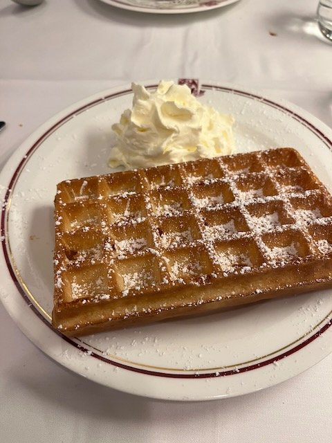 yep, we knocked out 4 of the items that Belgium is famous for at one meal