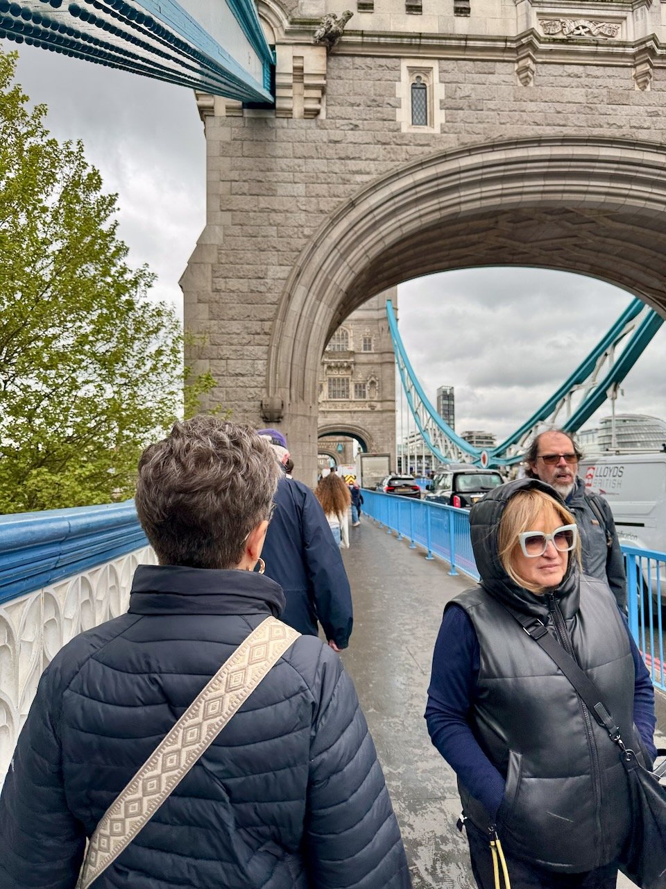 A walk across the Tower Bridge