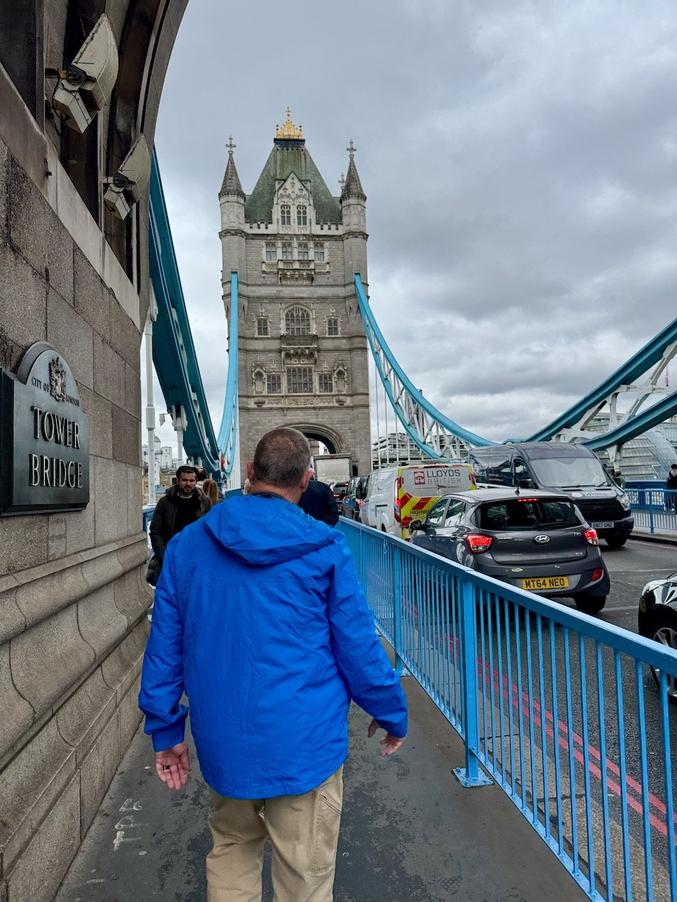 A walk across the Tower Bridge