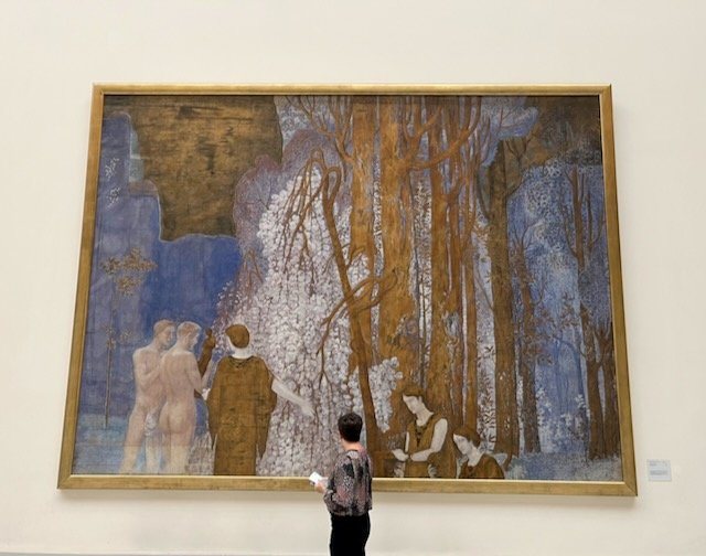 Painting by Constant Montald