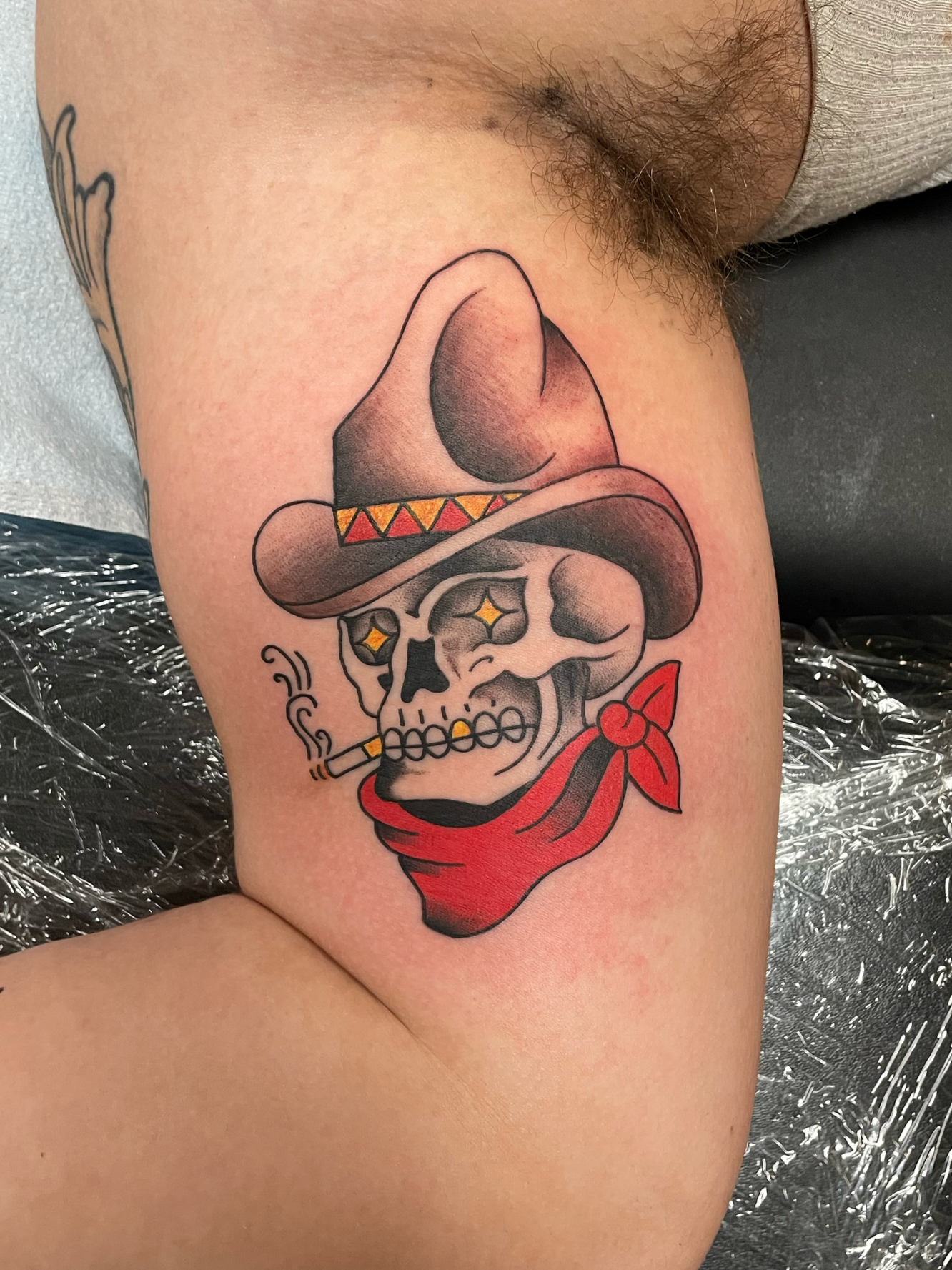 Skeleton Cowboy, full color