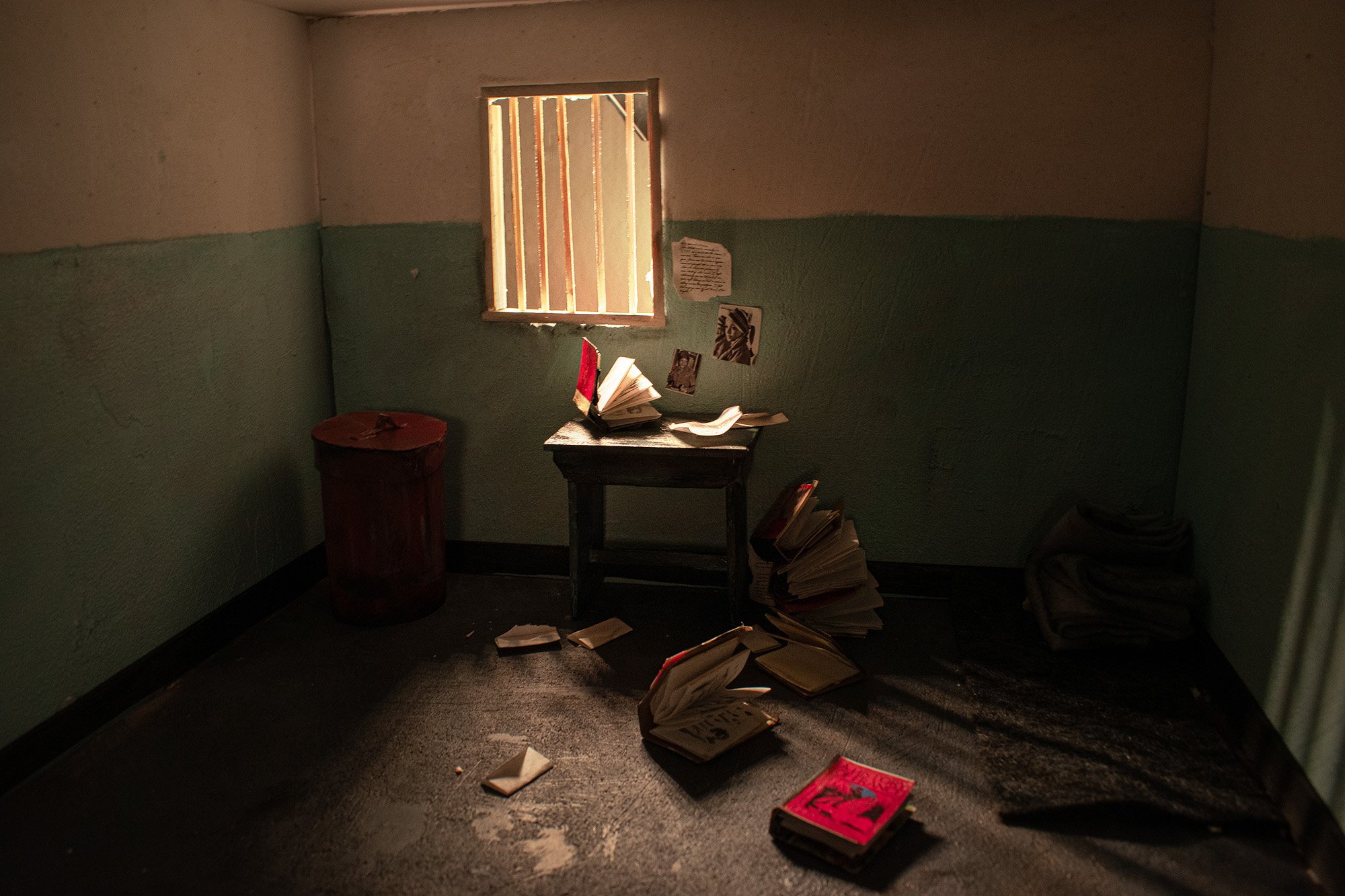 Mandela's Cell: A recreation of Nelson Mandela's prison cell on Robben Island, in which he served 18 out of his 27 prison years. I wanted to represent the unending hope he had for change in South Africa.