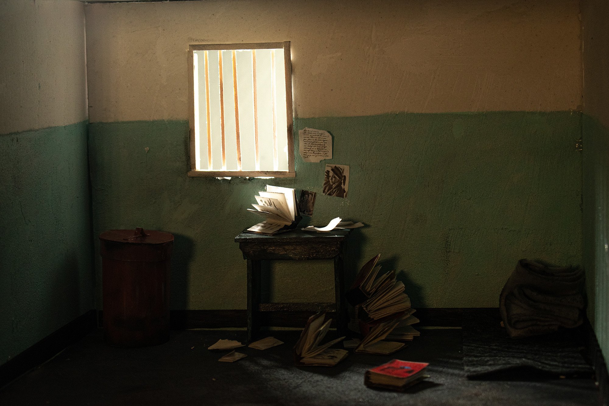Mandela's Cell: A recreation of Nelson Mandela's prison cell on Robben Island, in which he served 18 out of his 27 prison years. I wanted to represent the unending hope he had for change in South Africa.