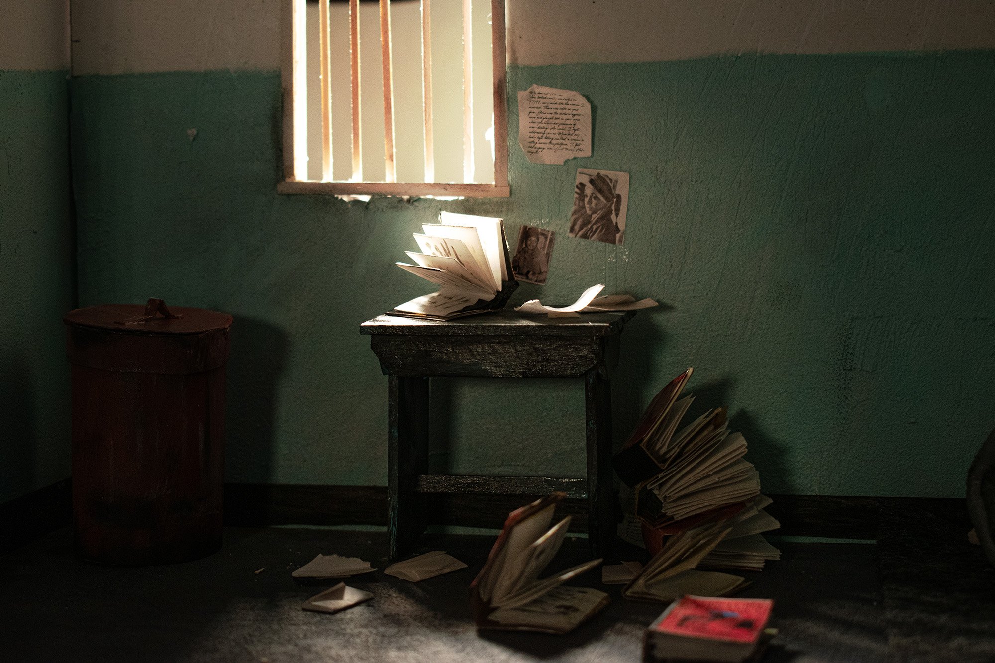 Mandela's Cell: A recreation of Nelson Mandela's prison cell on Robben Island, in which he served 18 out of his 27 prison years. I wanted to represent the unending hope he had for change in South Africa.