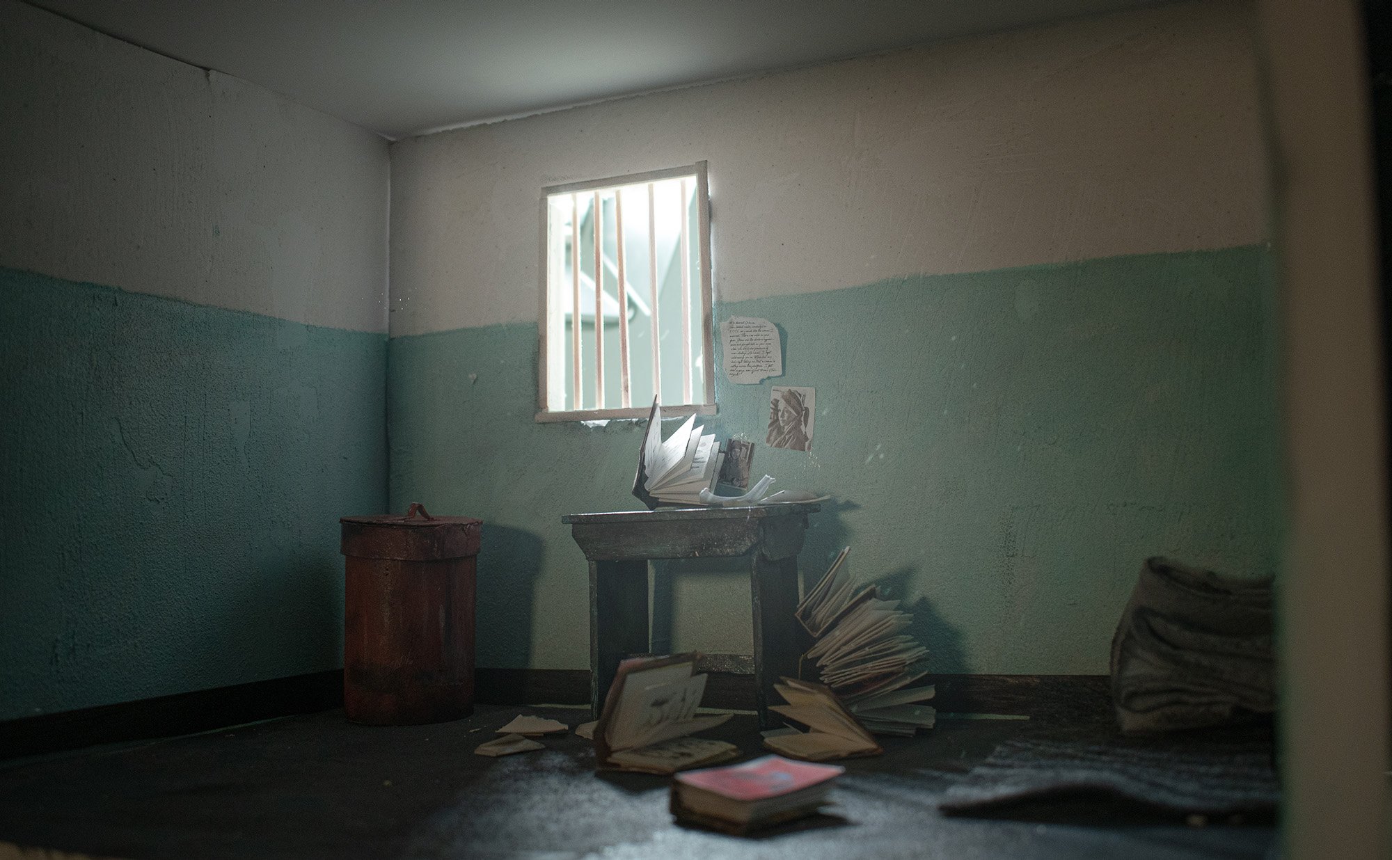 Mandela's Cell: A recreation of Nelson Mandela's prison cell on Robben Island, in which he served 18 out of his 27 prison years. I wanted to represent the unending hope he had for change in South Africa.