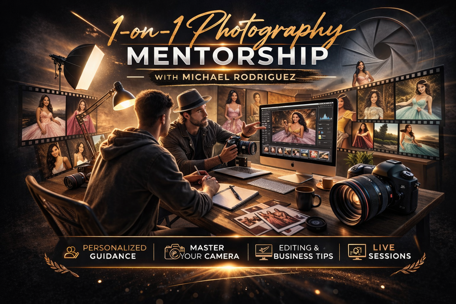 🎓 1-on-1 Photography Mentorship with Michael Rodriguez