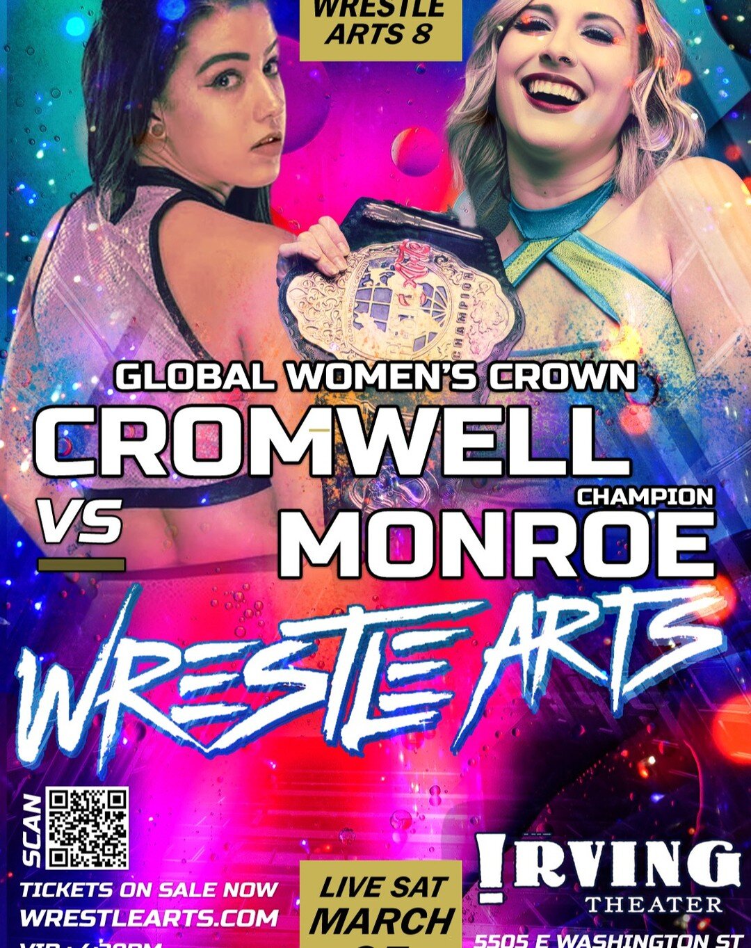 The Global Women's Crown match is set. Champion @heatherisme will be making her first defense against the returning @thehawleecromwell !

Cromwell, last appearting at WrestleARTS 4, has spent her time away from WrestleARTS honing her craft, wrestling