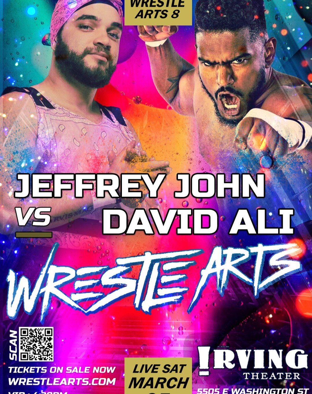 BREAKING:
 
Our final match for WrestleARTS 8 will pit &quot;The Babushka Baron&quot; @iamjeffreyjohn against the debuting @realdavidali_ 

WrestleARTS is a 501c(3) charitable organization. Wrestling for the community. Our mission is to raise money a