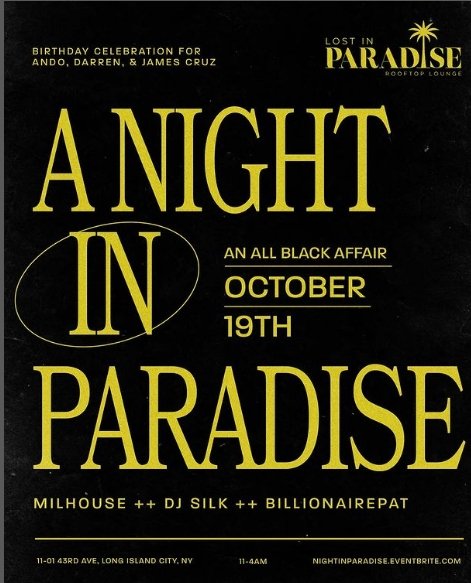 A Night In Paradise