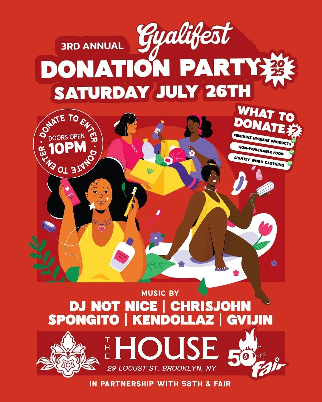 Gyalifest: Donation Party