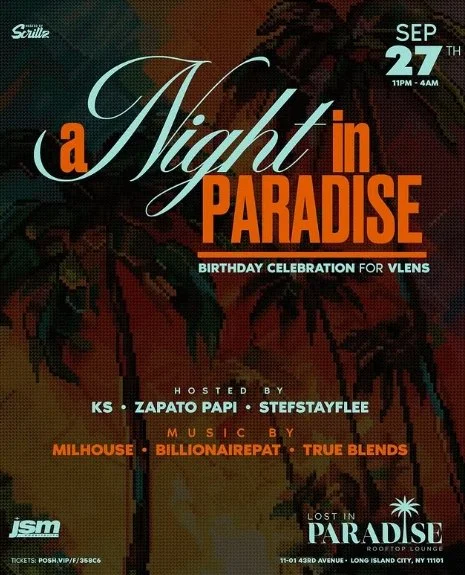 A night in paradise