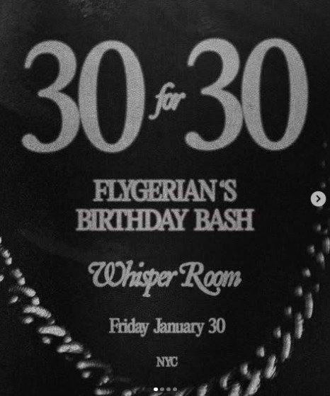 30 for 30: Flygerian Bday Celebration
