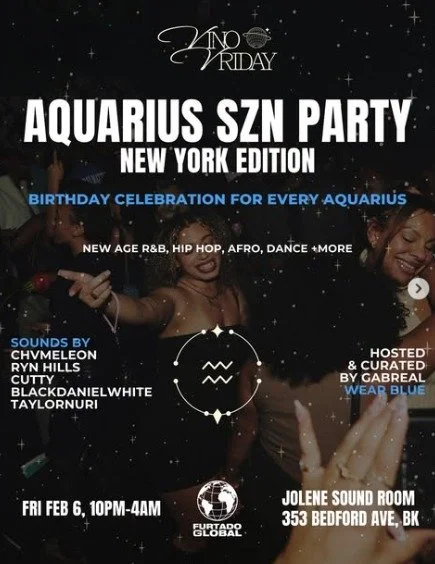Vino Vriday: Aquarius Szn Party
