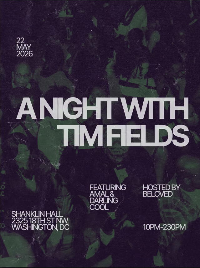 A Night With Tim Fields: Memorial Day Weekend Edition